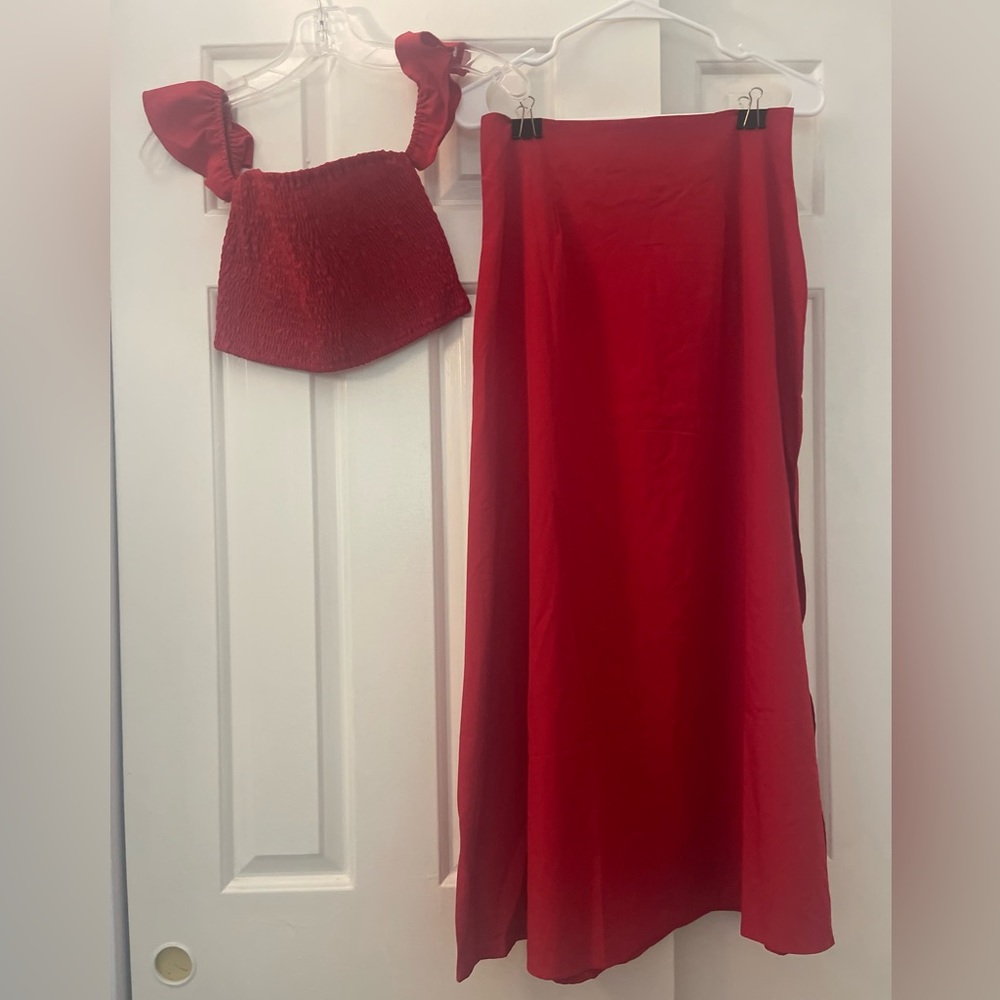 Sexy two piece outfit!